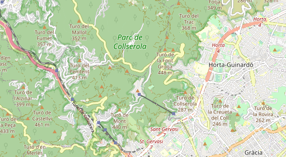 Luxushotel auf Karte