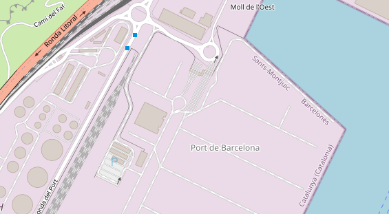 Luxushotel auf Satellitenbild