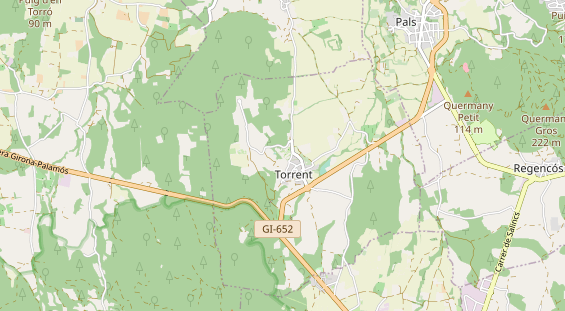 Luxushotel auf Karte