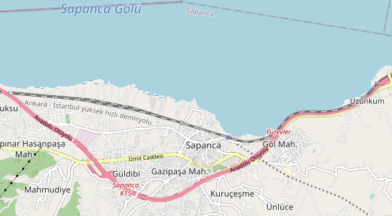 Luxushotel auf Karte