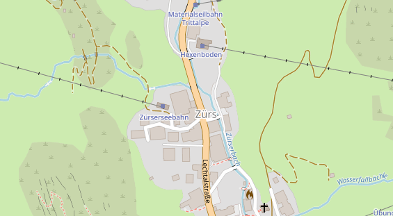 Luxushotel auf Satellitenbild