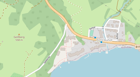 Luxushotel auf Satellitenbild