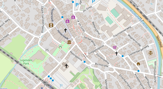 Luxushotel auf Satellitenbild