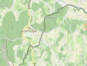 Luxushotel auf Karte