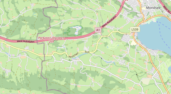 Luxushotel auf Karte