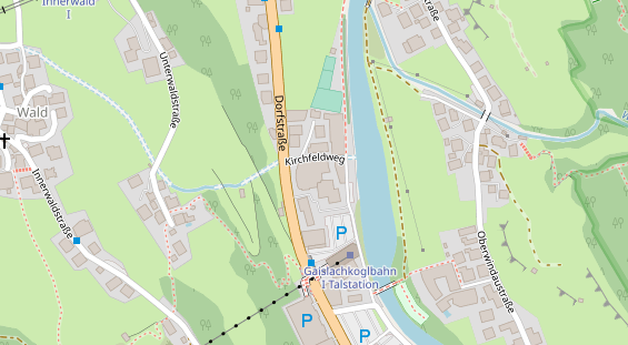 Luxushotel auf Satellitenbild