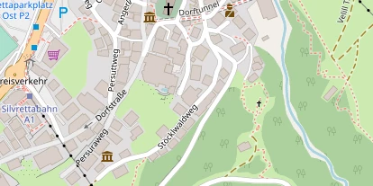 Luxushotel auf Satellitenbild