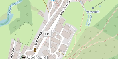 Luxushotel auf Satellitenbild