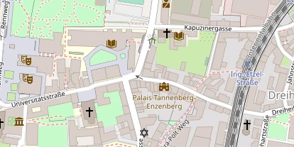 Luxushotel auf Satellitenbild