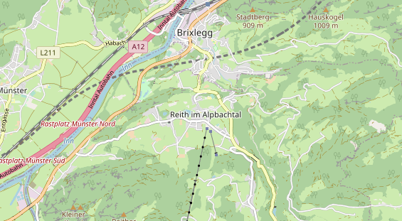 Luxushotel auf Karte