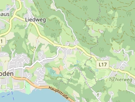 Luxushotel auf Karte