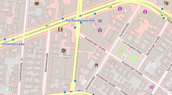 Luxushotel auf Satellitenbild