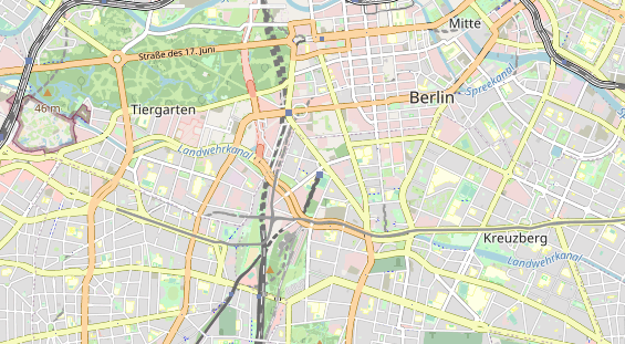 Luxushotel auf Karte