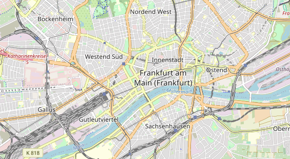 Luxushotel auf Karte