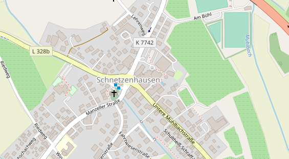 Luxushotel auf Satellitenbild