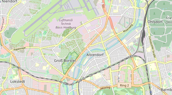 Luxushotel auf Karte