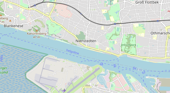 Luxushotel auf Karte