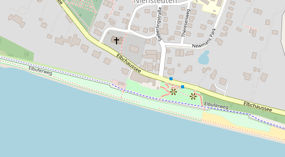 Luxushotel auf Karte