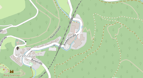 Luxushotel auf Satellitenbild