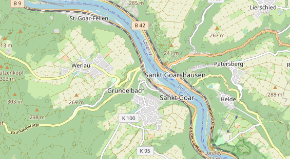 Luxushotel auf Karte