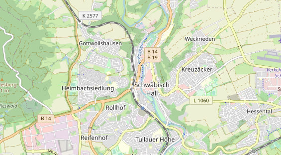 Luxushotel auf Karte