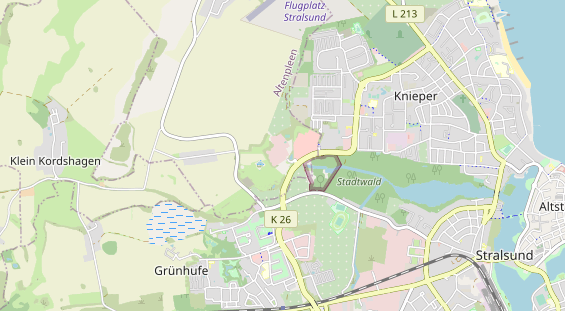 Luxushotel auf Karte