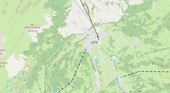 Luxushotel auf Karte