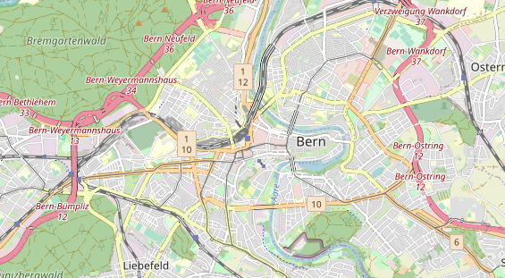 Luxushotel auf Karte