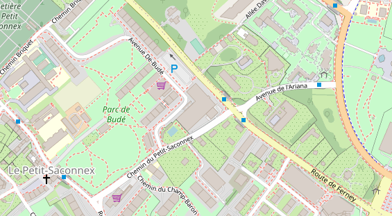 Luxushotel auf Karte