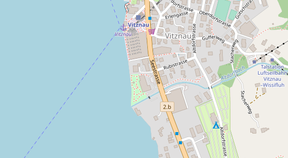 Luxushotel auf Satellitenbild