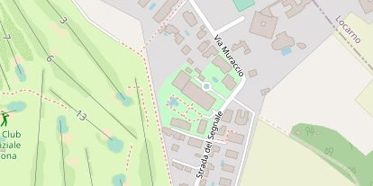 Luxushotel auf Satellitenbild