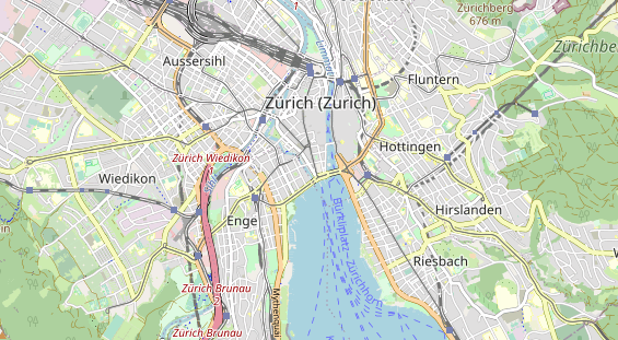 Luxushotel auf Karte