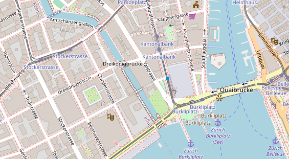 Luxushotel auf Satellitenbild