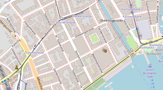 Luxushotel auf Satellitenbild