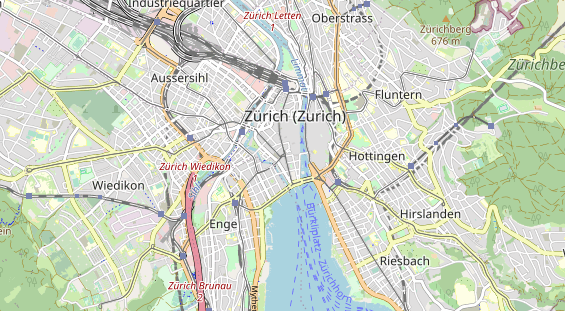 Luxushotel auf Karte