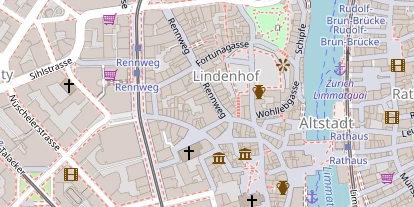 Luxushotel auf Satellitenbild