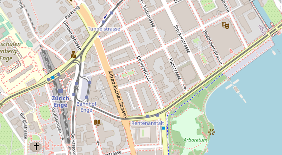 Luxushotel auf Satellitenbild