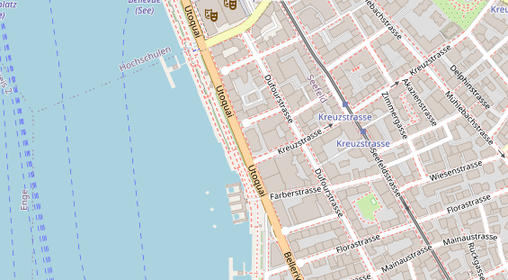 Luxushotel auf Satellitenbild