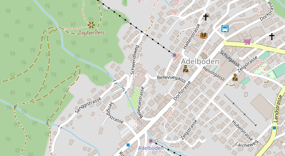 Luxushotel auf Satellitenbild