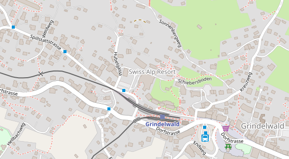 Luxushotel auf Satellitenbild