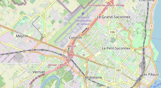 Luxushotel auf Karte