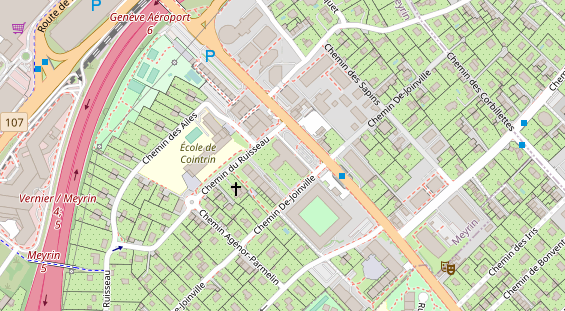 Luxushotel auf Satellitenbild