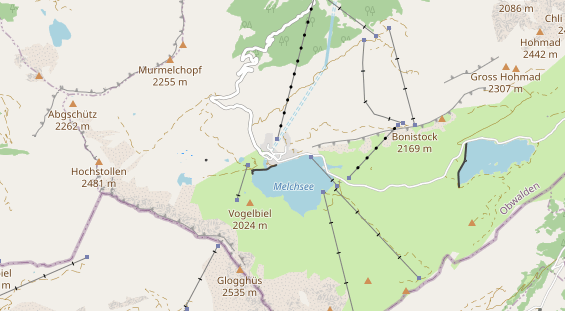 Luxushotel auf Karte