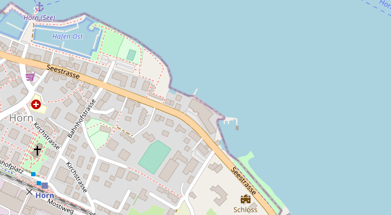 Luxushotel auf Satellitenbild