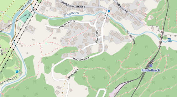 Luxushotel auf Satellitenbild