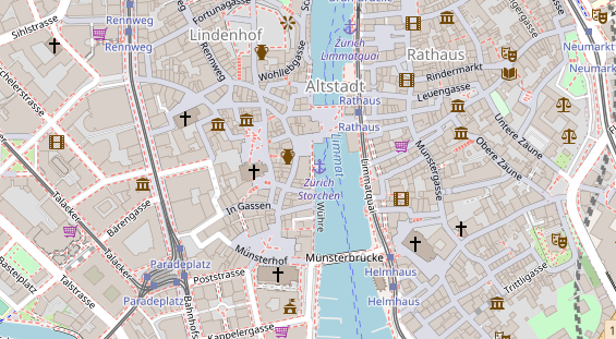 Luxushotel auf Satellitenbild