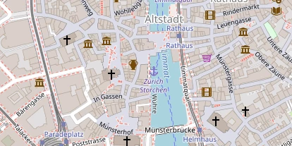 Luxushotel auf Satellitenbild