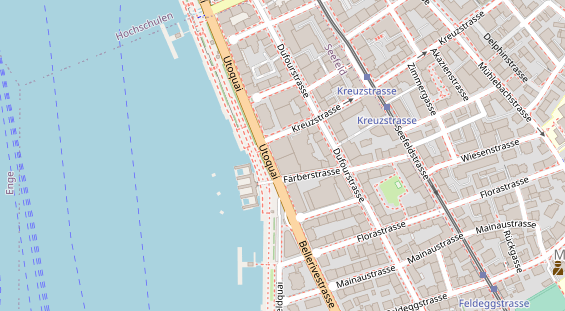 Luxushotel auf Satellitenbild