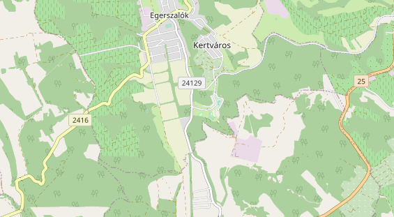 Luxushotel auf Karte