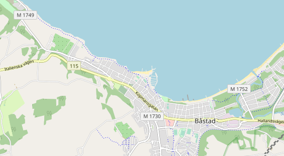 Luxushotel auf Karte